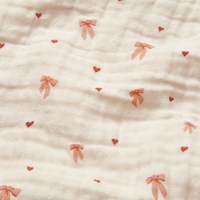 Little Pea_Cam Cam | Πανάκια αγκαλιάς από βιολογικό βαμβάκι 2τμχ | Bows 2